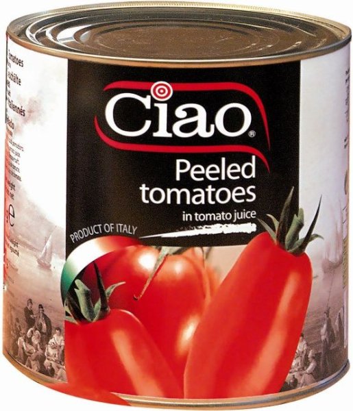 Halal Tomato Whole Ciao 2500g