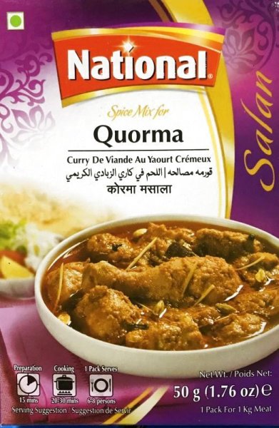 QUORMA MASALA National (or Any available brand) 50g