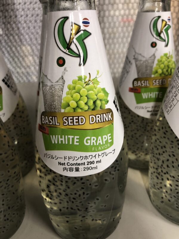 Basil Seed Drink white grape 290ml