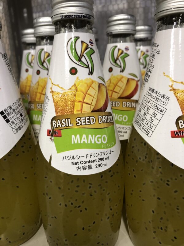 Basil Seed drink mango flavor 290ml