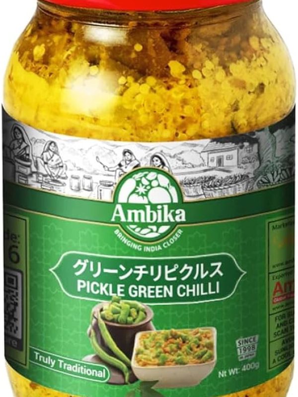 Green Chilli Pickle 400g